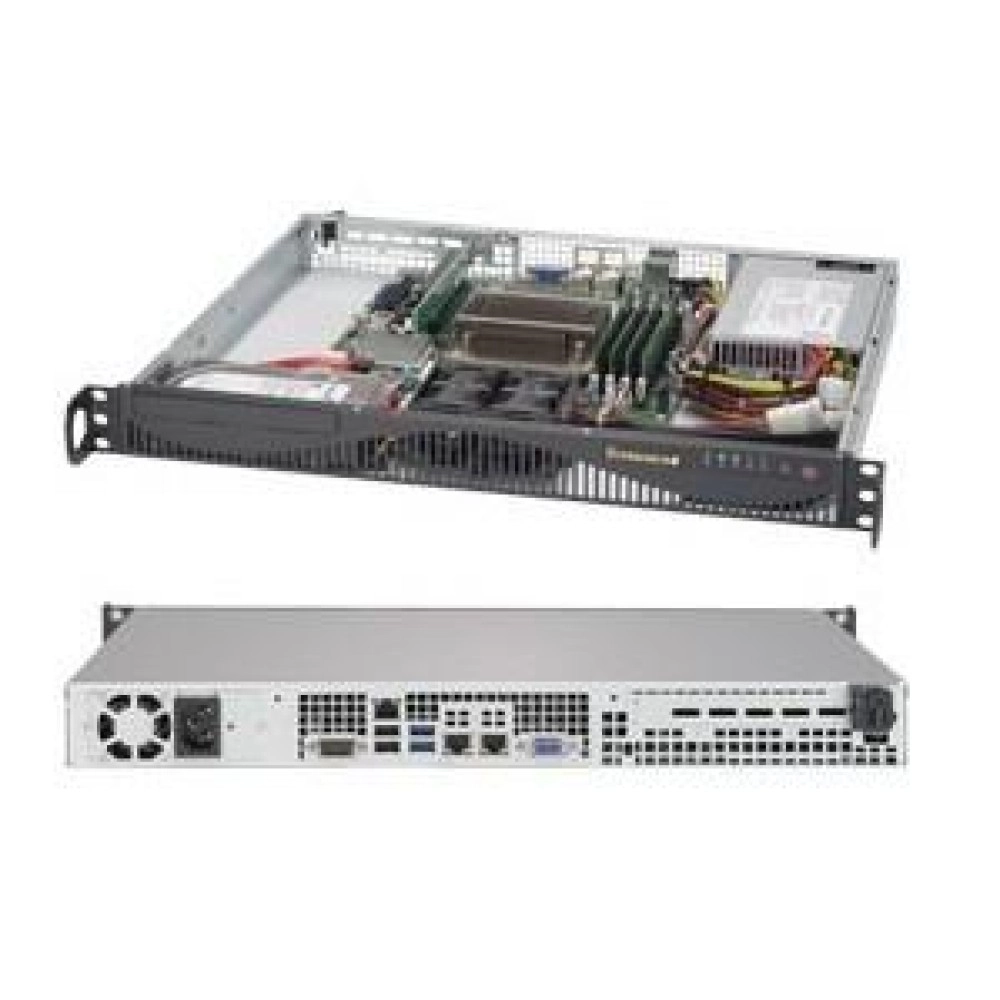 SERVER SYSTEM 1U SATA BLACK/SYS-5019S-ML SUPERMICRO
