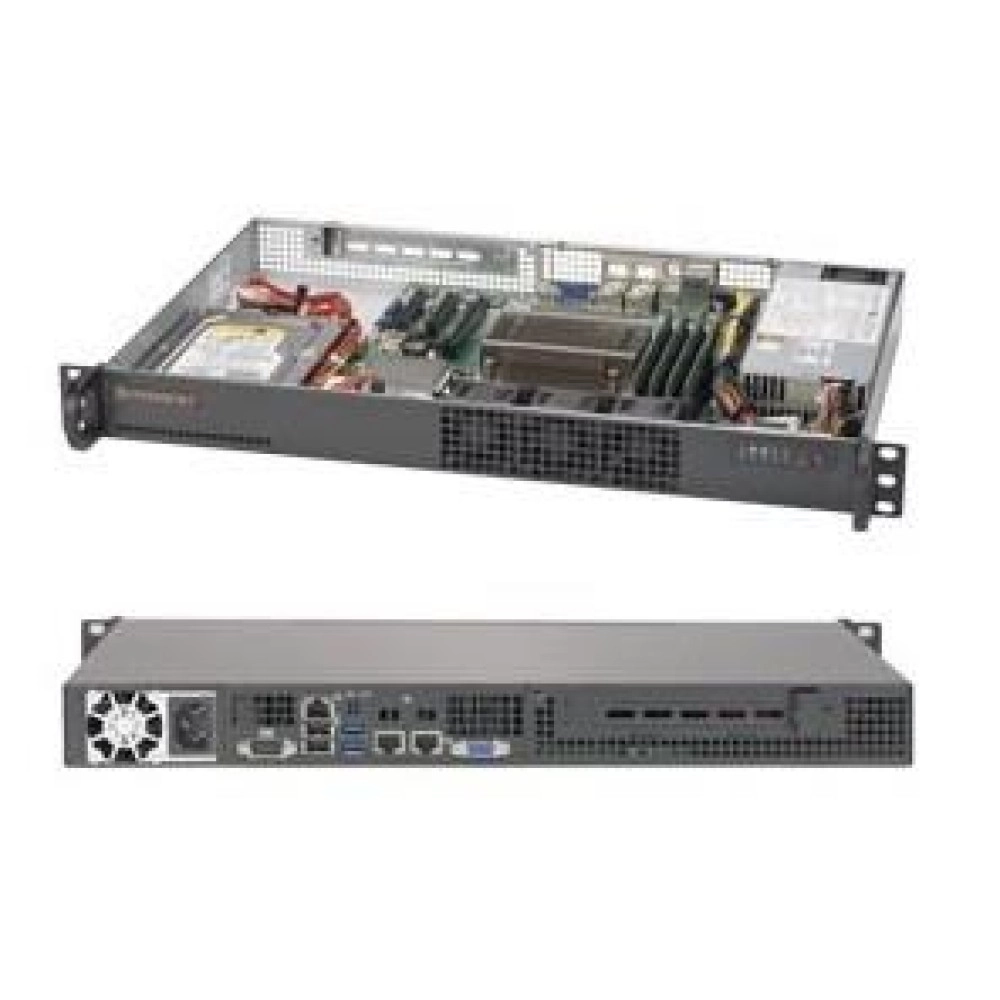 SERVER SYSTEM 1U SATA BLACK/SYS-5019S-L SUPERMICRO
