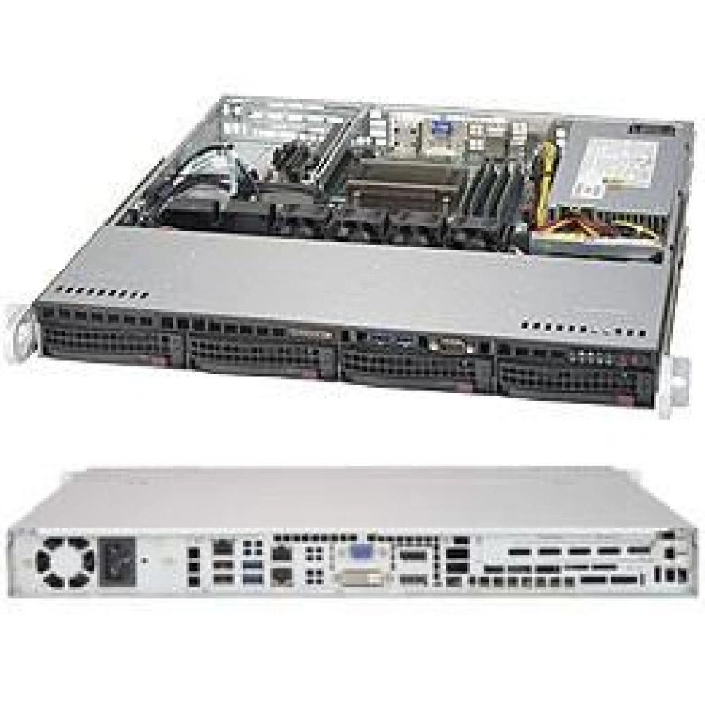 SERVER SYSTEM 1U SATA BLACK/SYS-5019S-M2 SUPERMICRO