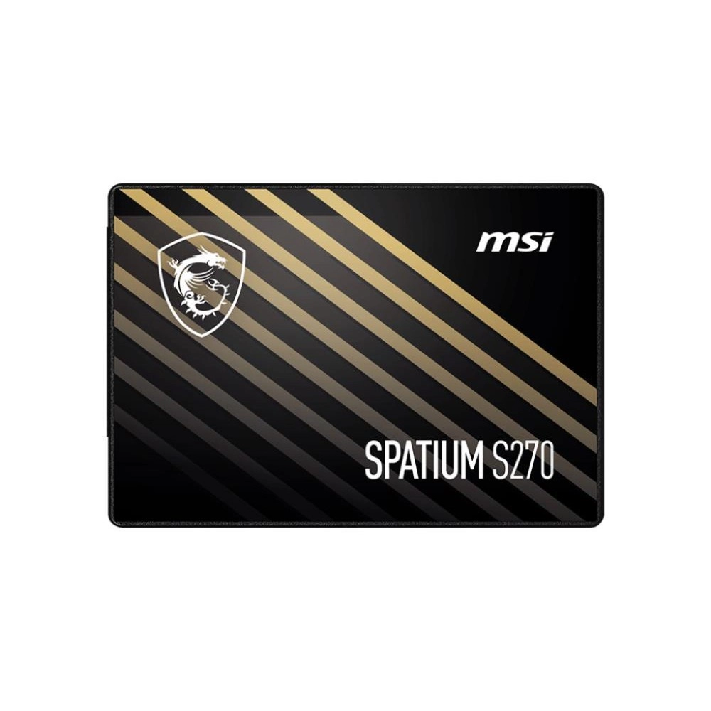 SSD|MSI|SPATIUM S270|960GB|SATA|3D NAND|Write speed 450 MBytes/sec|Read speed 500 MBytes/sec|2,5"|TBW 500 TB|MTBF 2000000 hours|S78-440P130-P83