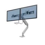 MONITOR ACC ARM DUAL/SILVER 9909201 FELLOWES