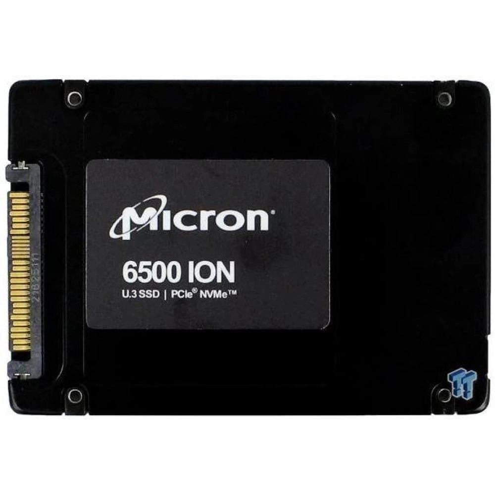 SSD|MICRON|SSD series 6500 ION|30.72TB|NVMe|NAND flash technology TLC|Write speed 5000 MBytes/sec|Read speed 6800 MBytes/sec|Form Factor 2,5"|MTBF 2500000 hours|MTFDKCC30T7TGR-1BK1DFCYYR