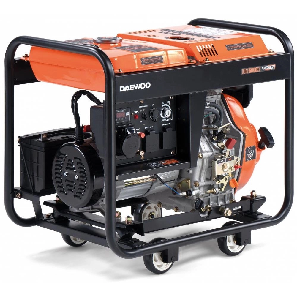DIESEL GENERATOR 5.0KW 230V/DDAE 6000XE DAEWOO